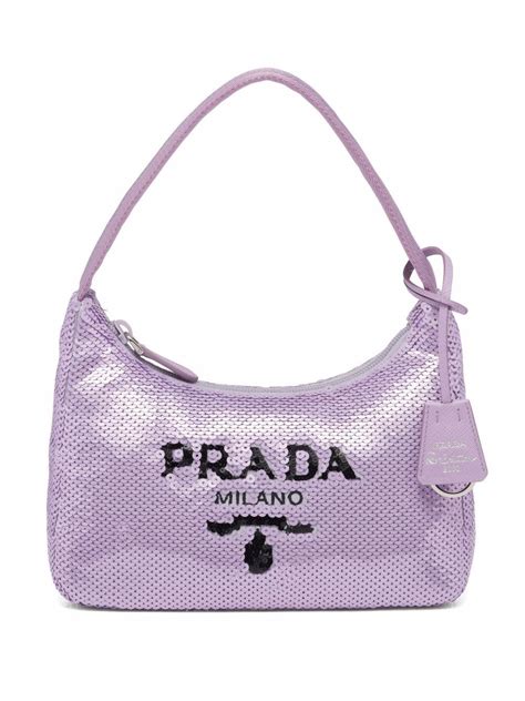 prada green sequin bag|re nylon mini bag Prada.